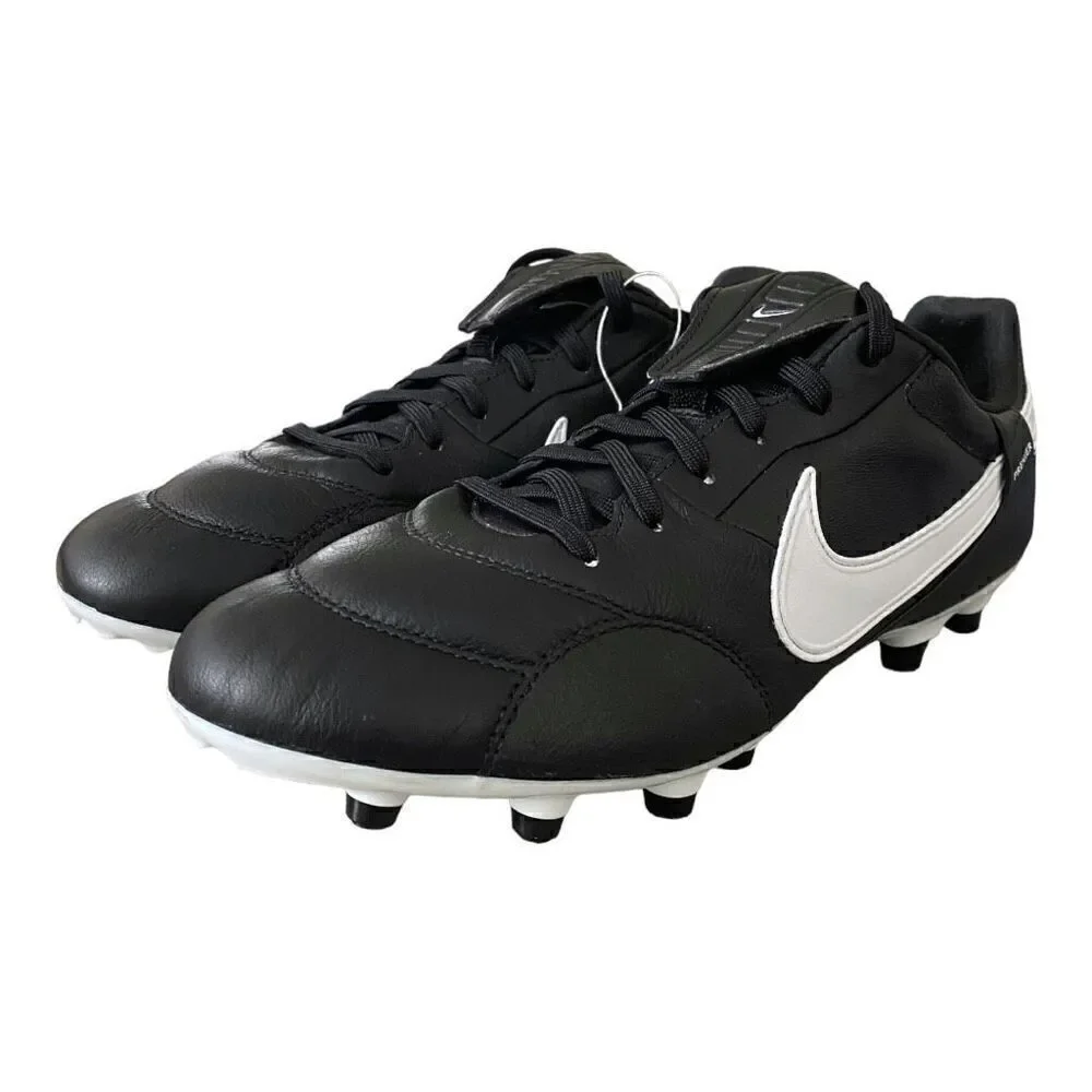 Nike Premier III (3) FG Soccer Cleats Black/White AT5889-010 Mens size 7.5 New
